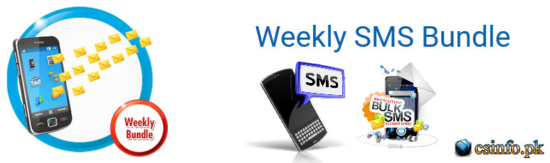 zong sms pkg weekly