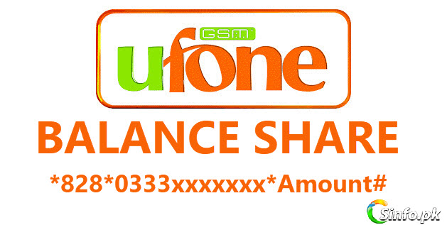 Ufone Balance Share Code 2018 - How To Share Ufone Balance Ushare