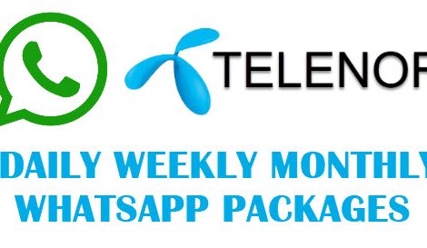 Telenor Whatsapp Packages | Free Daily Weekly And Monthly