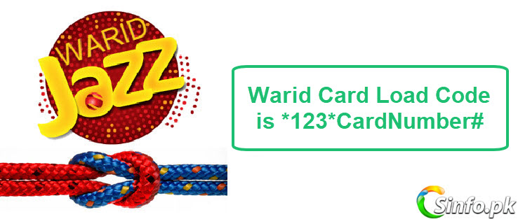Warid Card Load Code